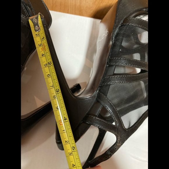 NWB ALDO Schade Black Mesh Stilettos - Size 6 - Picture 9 of 9